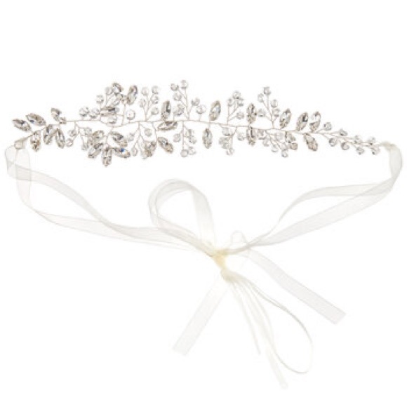 New Rhinestone Flower Headpiece by His & Hers - Picture 3 of 4